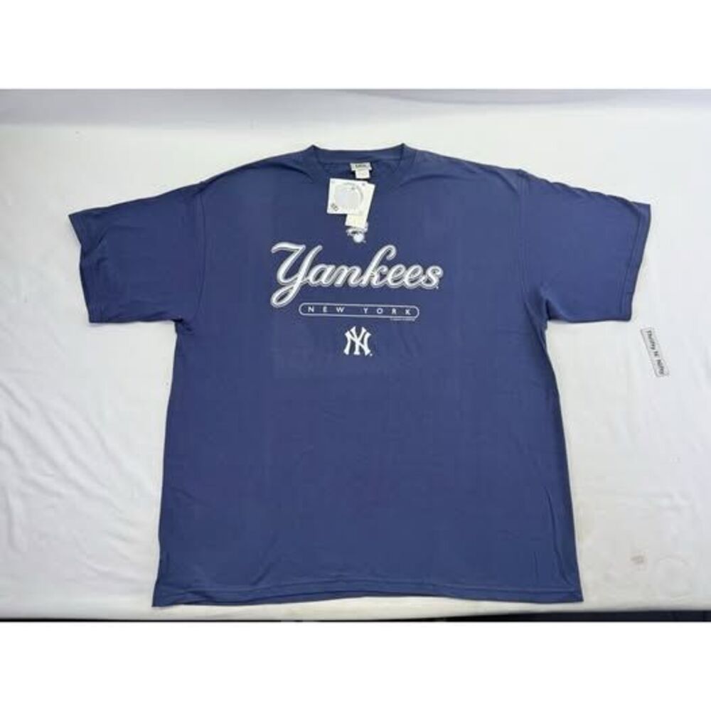 Vintage Lee Sport New York Yankees 2005 T Shirt Men’s Blue Cotton NEW Size 2X